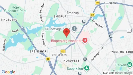 Apartments for rent i Copenhagen NV - kort over placeringen