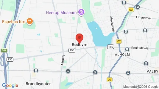 Apartments for rent i Rødovre - kort over placeringen