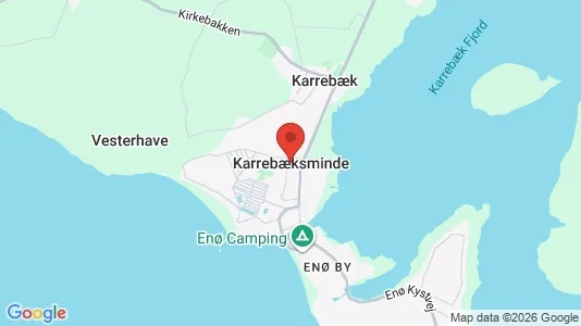 Houses for rent i Karrebæksminde - kort over placeringen