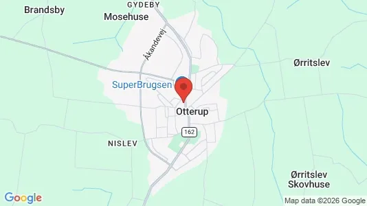 Apartments for rent i Otterup - kort over placeringen