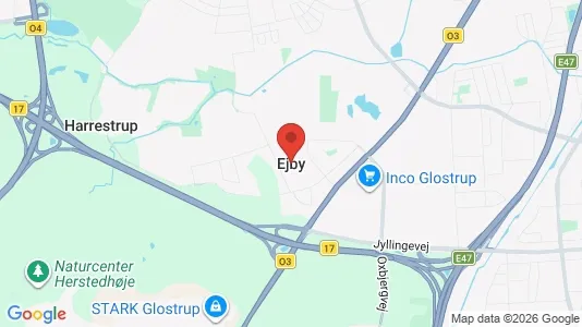 Apartments for rent i Ejby - kort over placeringen