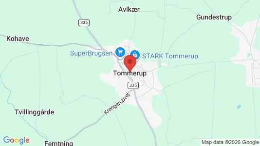 Apartments for rent i Tommerup - kort over placeringen