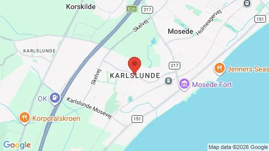 Apartments for rent i Karlslunde - kort over placeringen