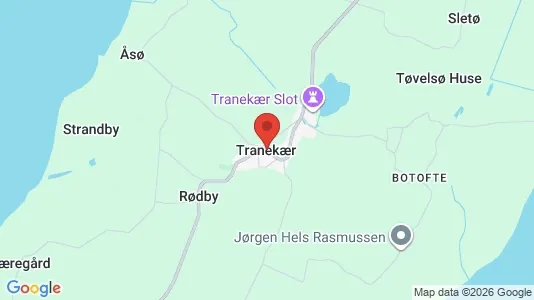 Houses for rent i Tranekær - kort over placeringen