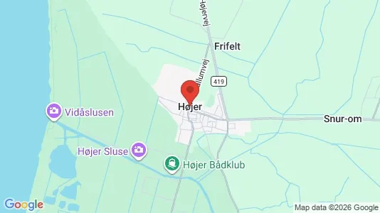 Apartments for rent i Højer - kort over placeringen
