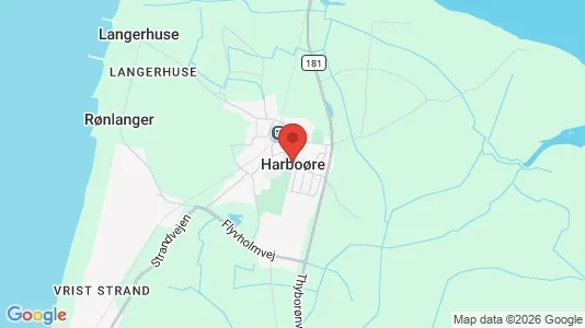 Houses for rent i Harboøre - kort over placeringen