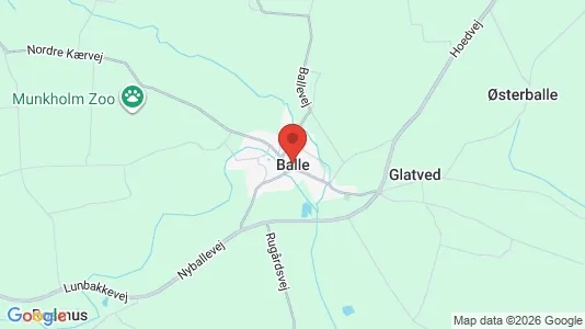 Apartments for rent i Balle - kort over placeringen