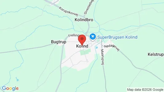 Apartments for rent i Kolind - kort over placeringen