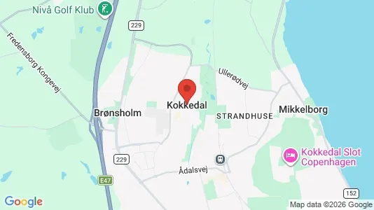 Apartments for rent i Kokkedal - kort over placeringen