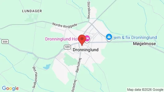 Apartments for rent i Dronninglund - kort over placeringen