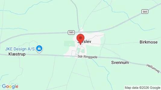 Houses for rent i Jerslev J - kort over placeringen