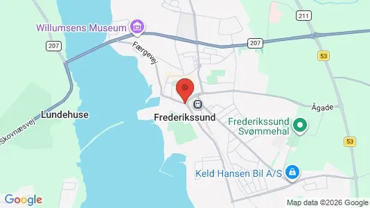 Houses for rent i Frederikssund - kort over placeringen