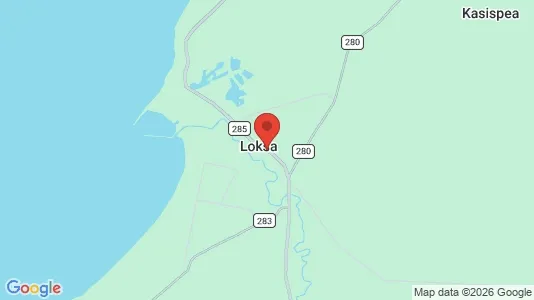 Apartments for rent i Loksa - kort over placeringen