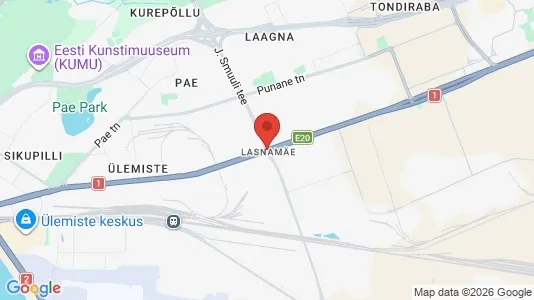 Apartments for rent i Tallinn Lasnamäe - kort over placeringen
