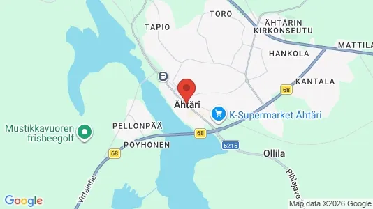 Houses for rent i Ähtäri - kort over placeringen