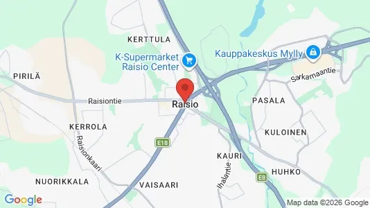 Apartments for rent i Raisio - kort over placeringen