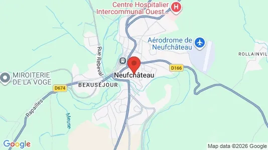 Houses for rent i Neufchâteau - kort over placeringen
