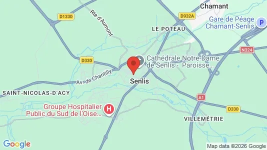 Houses for rent i Senlis - kort over placeringen