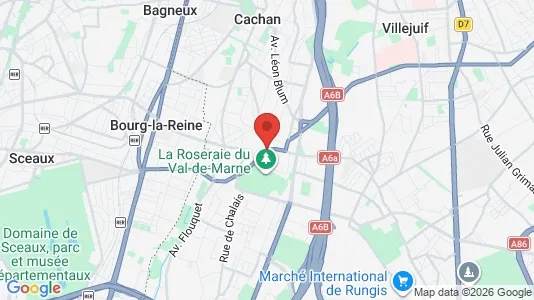 Houses for rent i L'Haÿ-les-Roses - kort over placeringen