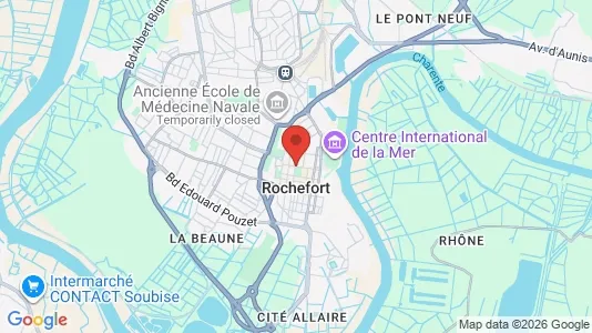 Houses for rent i Rochefort - kort over placeringen