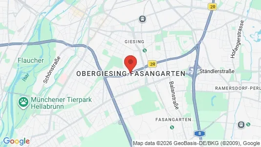 Rooms for rent i Munich Obergiesing - kort over placeringen