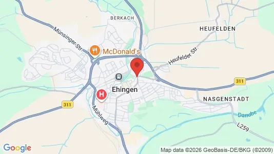 Houses for rent i Alb-Donau-Kreis - kort over placeringen