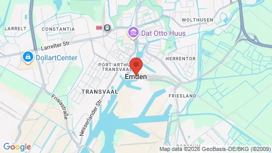 Apartments for rent i Emden - kort over placeringen