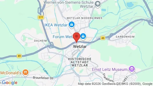 Apartments for rent i Lahn-Dill-Kreis - kort over placeringen