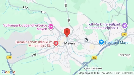 Apartments for rent i Mayen-Koblenz - kort over placeringen