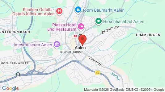 Rooms for rent i Ostalbkreis - kort over placeringen