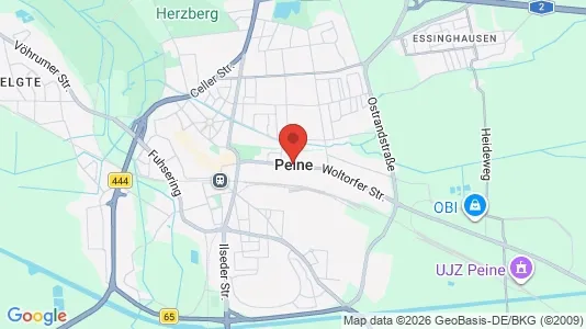 Apartments for rent i Peine - kort over placeringen