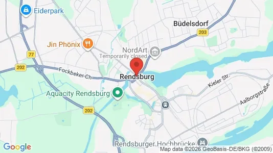 Apartments for rent i Rendsburg-Eckernförde - kort over placeringen