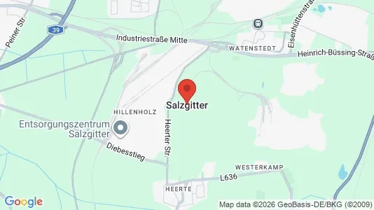 Apartments for rent i Salzgitter - kort over placeringen