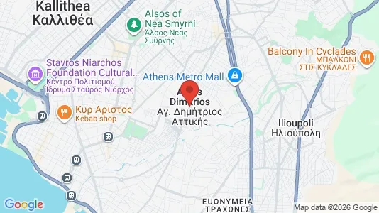 Houses for rent i Agios Dimitrios - kort over placeringen