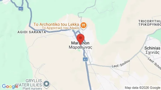 Houses for rent i Marathon - kort over placeringen