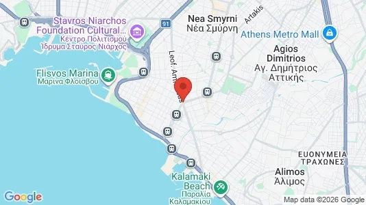 Houses for rent i Palaio Faliro - kort over placeringen