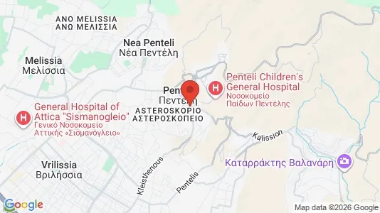Houses for rent i Penteli - kort over placeringen