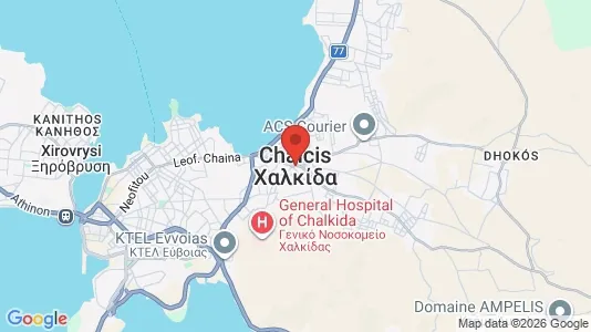 Apartments for rent i Chalcis - kort over placeringen
