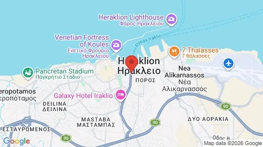 Houses for rent i Heraklion - kort over placeringen