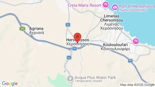 Houses for rent i Hersonissos - kort over placeringen