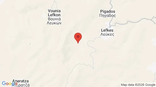 Houses for rent i Paros - kort over placeringen