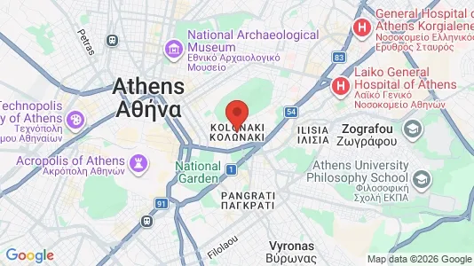 Apartments for rent i Athens Kolonaki - kort over placeringen