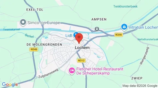 Houses for rent i Lochem - kort over placeringen