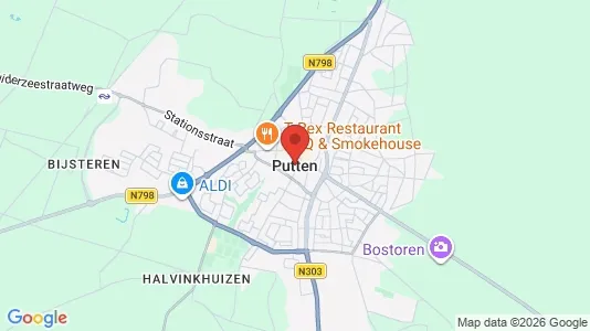 Houses for rent i Putten - kort over placeringen
