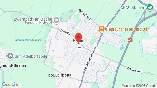 Houses for rent i Heiloo - kort over placeringen