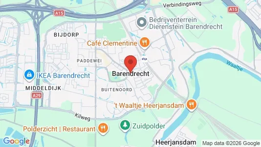 Houses for rent i Barendrecht - kort over placeringen