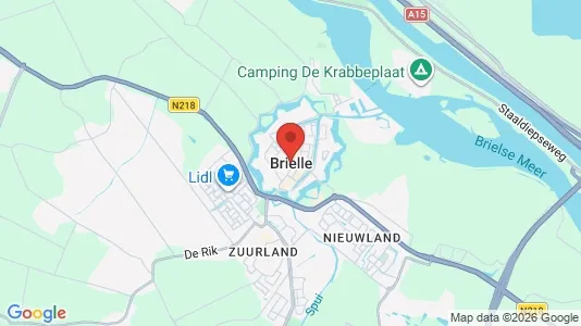 Homes for rent i Brielle - kort over placeringen