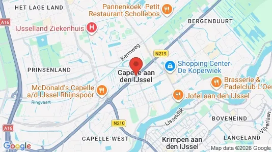 Rooms for rent i Capelle aan den IJssel - kort over placeringen