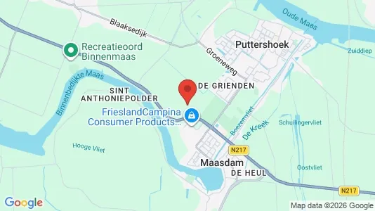 Houses for rent i Binnenmaas - kort over placeringen