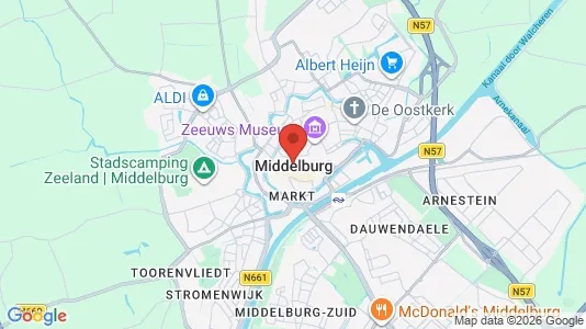 Houses for rent i Middelburg - kort over placeringen